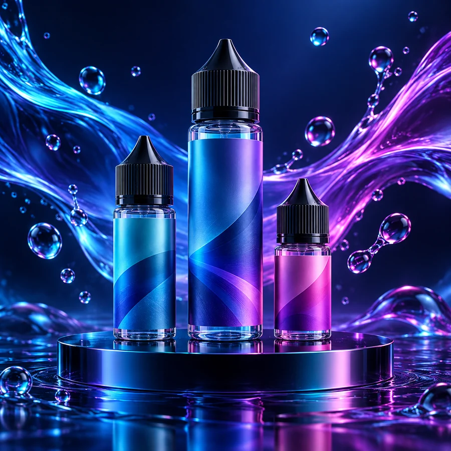 E-liquid bottles in an $8.99 sale display