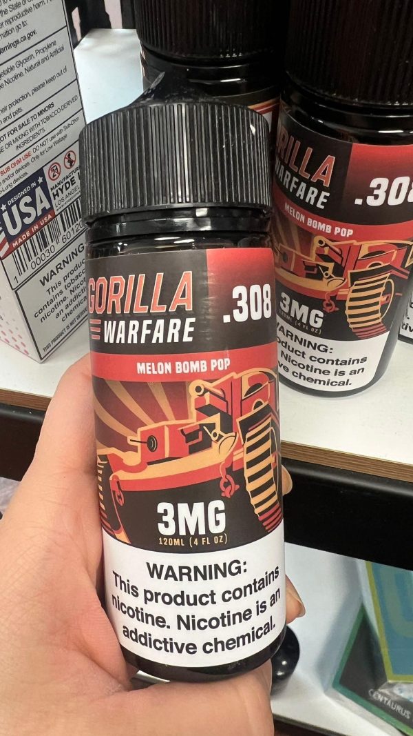 .308 - Melon Bomb Pop - Gorilla Warfare 120mL .308 - Melon Bomb Pop - Gorilla Warfare 120mL