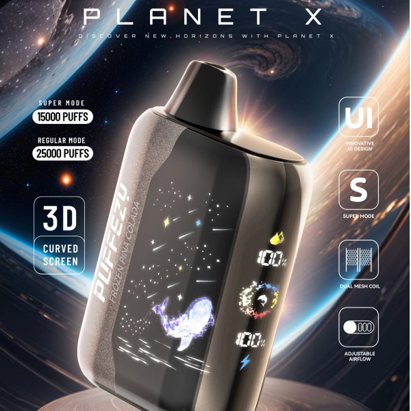 Puffezy Planet X 25000 Disposable Vape 5%