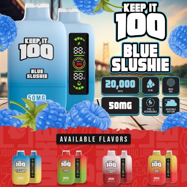 Keep It 100 20K Puffs Disposable Vape 5% Keep It 100 20K Puffs Disposable Vape 5%