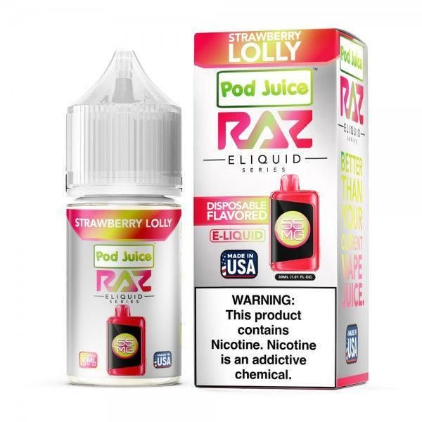 Strawberry Lolly - POD Juice x RAZ Salt 30mL Strawberry Lolly - POD Juice x RAZ Salt 30mL