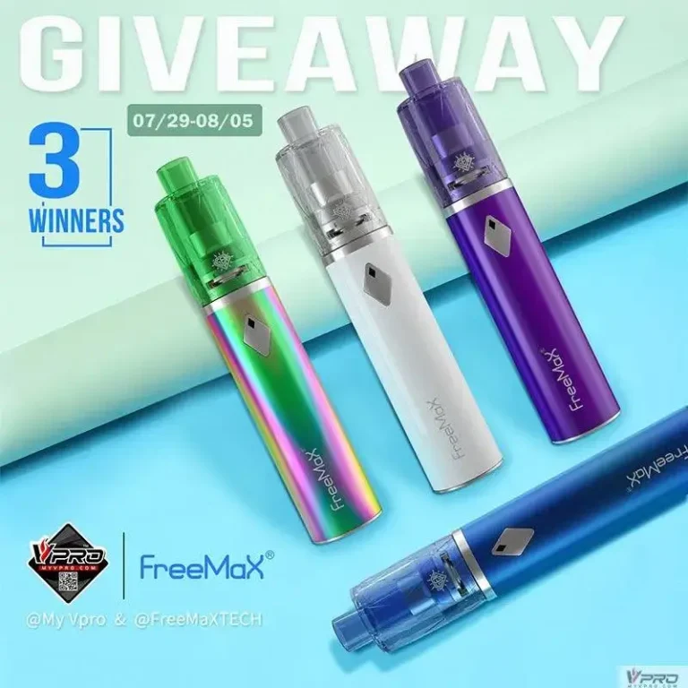Chance To Win Freemax Gemm 80w Starter Kit | Best Flavor Kit!