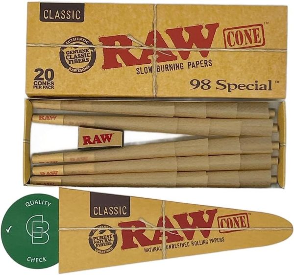 RAW Classic Cones 98 Special - 20 Cones Per Pack