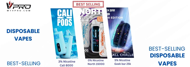 Year-End Vape Trends: Best-Selling Disposable Vapes at MY Vpro for 2024