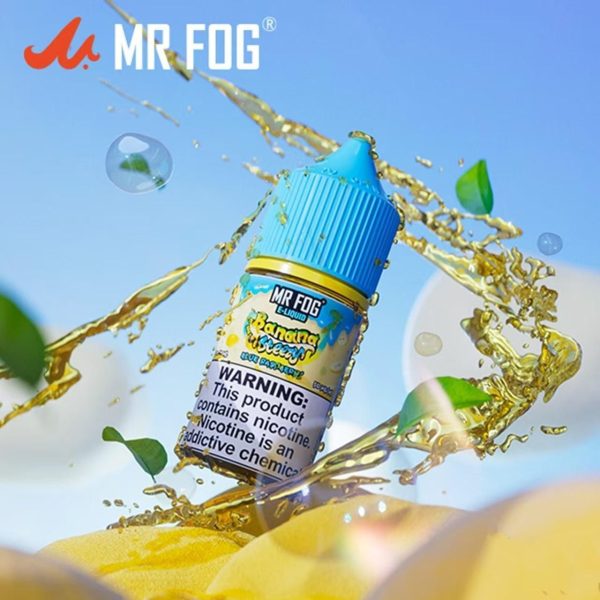 Banana (Blue Raspberry) - Mr Fog Steezy Salt 30mL Banana (Blue Raspberry) - Mr Fog Steezy Salt 30mL