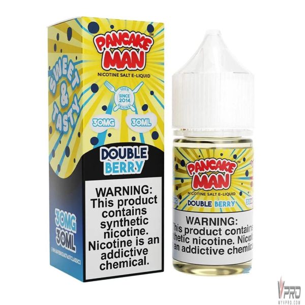 Double Berry - Pancake Man By Vape Breakfast Classics Salt 30mL Double Berry - Pancake Man By Vape Breakfast Classics Salt 30mL