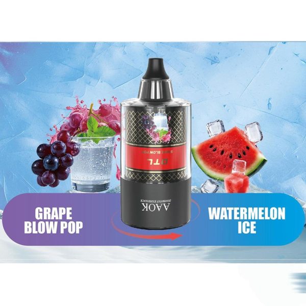 Grape Blow Pop + Watermelon Ice Grape Blow Pop + Watermelon Ice