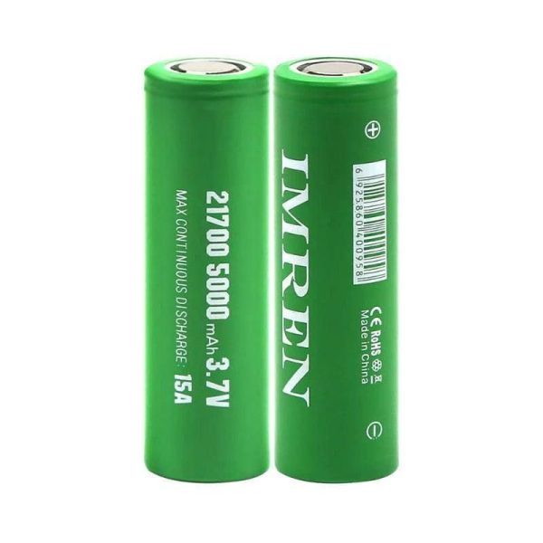 Imren 21700 5000mAh 15A Rechargeable Battery