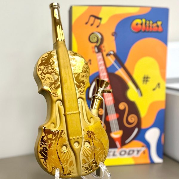 Gliizy Melody Glass Violin Shape Water Pipe Gliizy Melody Glass Violin Shape Water Pipe