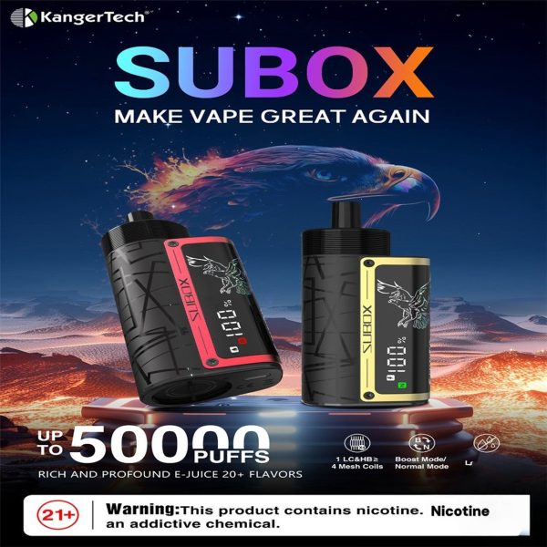 KangerTech SUBOX 50K Disposable Vape 5%