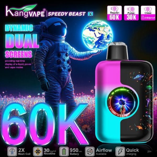 Kangvape Speedy Beast X 60K Puffs Disposable Vape 3% Kangvape Speedy Beast X 60K Puffs Disposable Vape 3%
