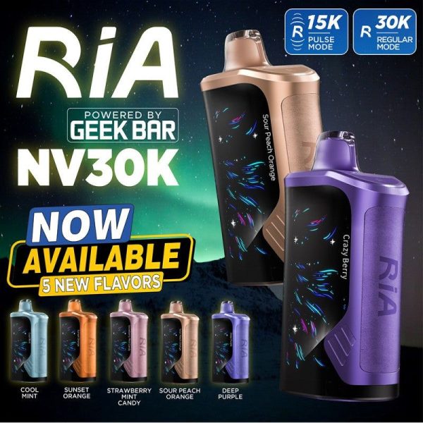 Ria NV30K Disposable Vape 5%