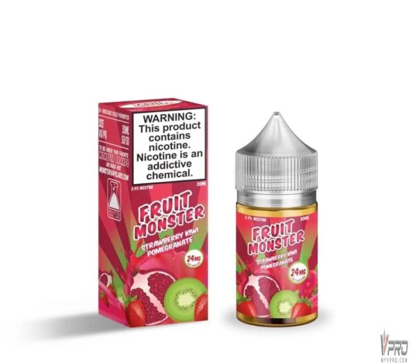 Strawberry Kiwi Pomegranate - Fruit Monster Salt 30mL Strawberry Kiwi Pomegranate - Fruit Monster Salt 30mL