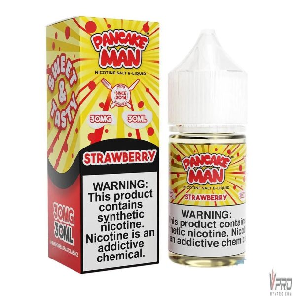 Strawberry - Pancake Man By Vape Breakfast Classics Salt 30mL Strawberry - Pancake Man By Vape Breakfast Classics Salt 30mL