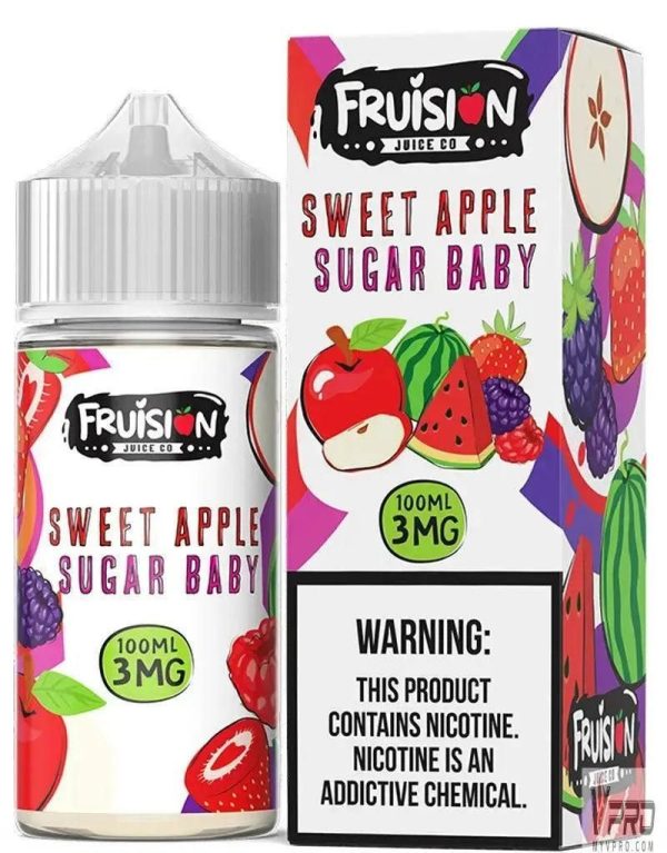 Sweet Apple Sugar Baby - Fruision Juice Co 100mL Sweet Apple Sugar Baby - Fruision Juice Co 100mL