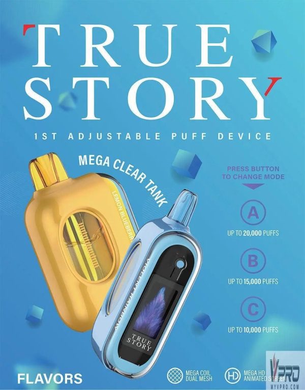 True Story 20K Puffs Disposable Vape 5% True Story 20K Puffs Disposable Vape 5%