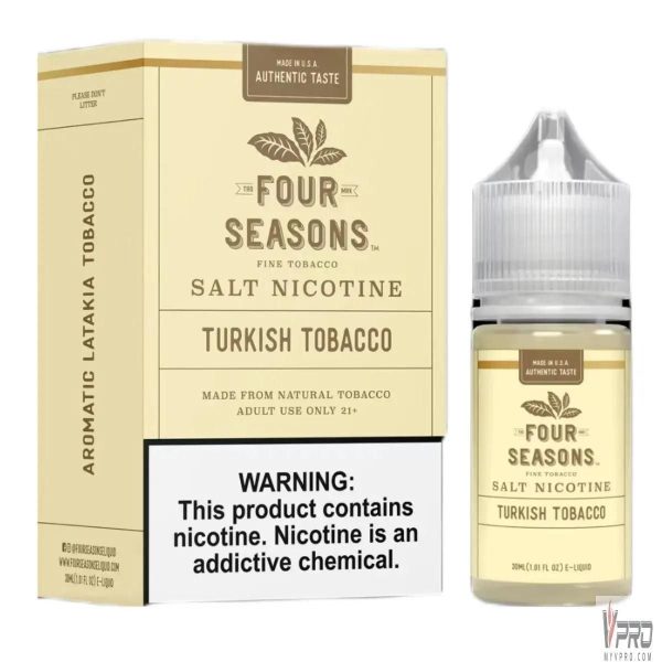 Turkish Tobacco - Four Seasons Salt 30mL Turkish Tobacco - Four Seasons Salt 30mL