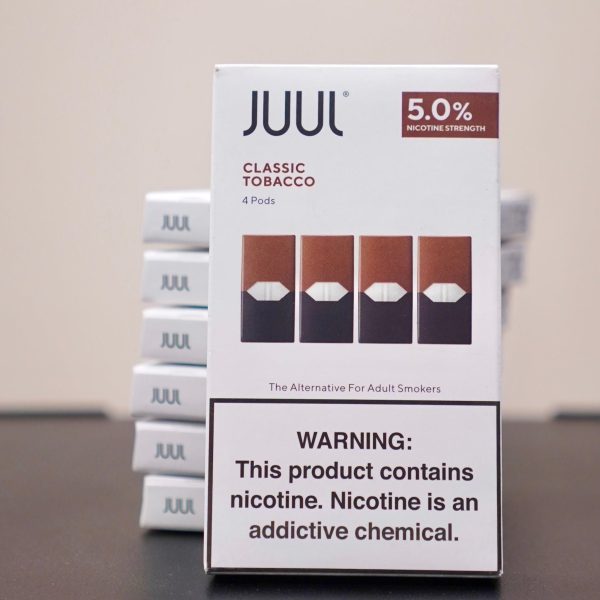 Juul 4-Pack 5% classic tobacco Juul 4-Pack 5% classic tobacco