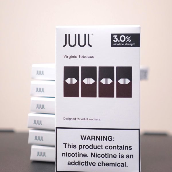 Juul 4-Pack 3% Virginia Tobacco Juul 4-Pack 3% Virginia Tobacco