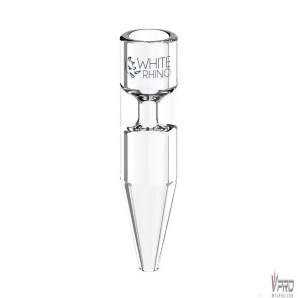 White Rhino Chillum To Straw Pyrex Glass Replacement Tip