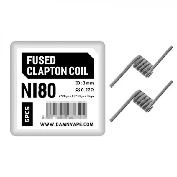 Damn Vape Ni80 Fused Clapton Coils