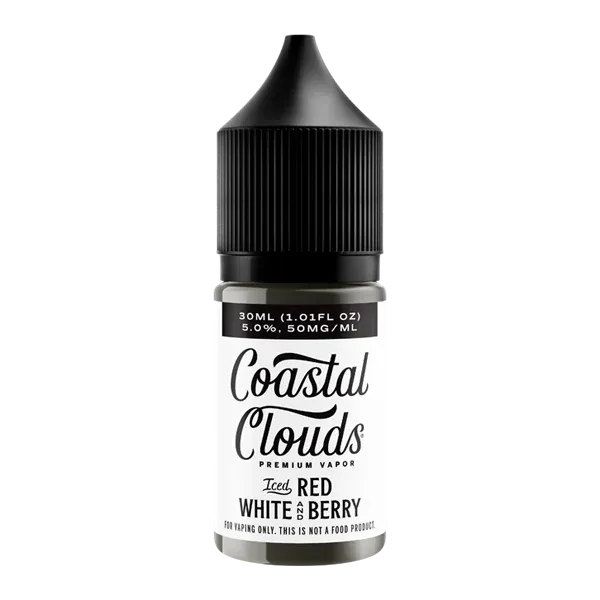 Iced Red White and Berry - Coastal Clouds Co. Salt 30mL Iced Red White and Berry - Coastal Clouds Co. Salt 30mL