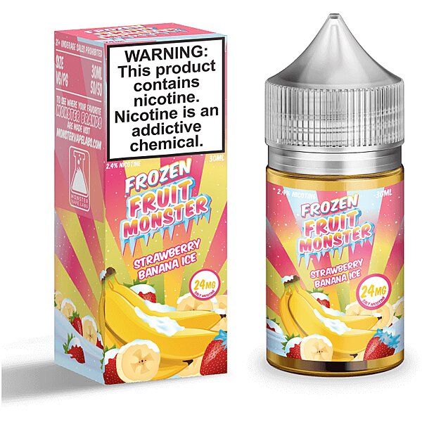 Strawberry Banana ICE - Fruit Monster Salt 30mL Strawberry Banana ICE - Fruit Monster Salt 30mL