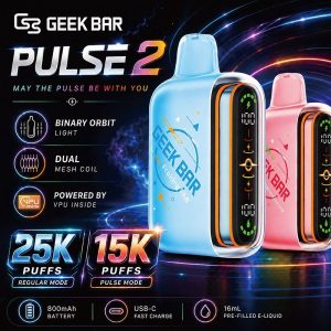 Geek Bar Pulse 2 25K Disposable Vape 5%