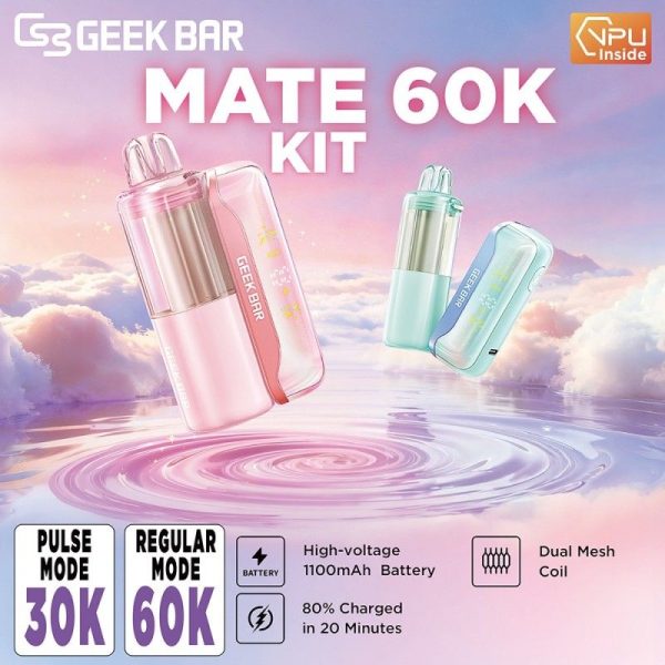 Geek Bar MATE 60K Disposable Vape 5% Geek Bar MATE 60K Disposable Vape 5%