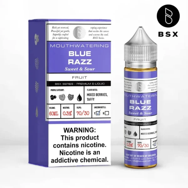 Blue Razz - BSX Series Glas Vapor 60mL