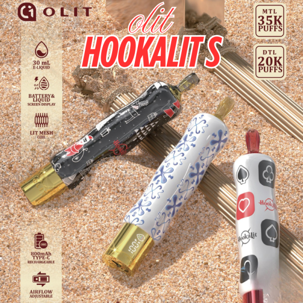 Olit HookaLit S 35K Disposable Vape 0.35%