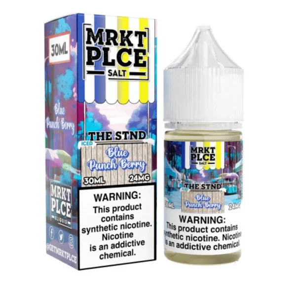 Iced Blue Punch Berry - THE STND By MRKTPLCE Salt 30mL Iced Blue Punch Berry - THE STND By MRKTPLCE Salt 30mL
