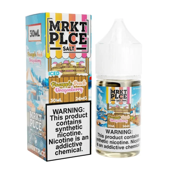 Iced Pineapple Peach Dragonberry - MRKTPLCE Salt 30mL Iced Pineapple Peach Dragonberry - MRKTPLCE Salt 30mL