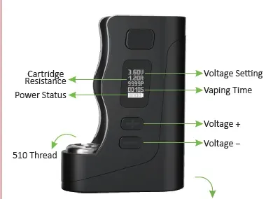The Kind Pen Mist 2.0 510 Battery The Kind Pen Mist 2.0 510 Battery