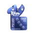 4x 80mg - Pseudo - Blue Raspberry