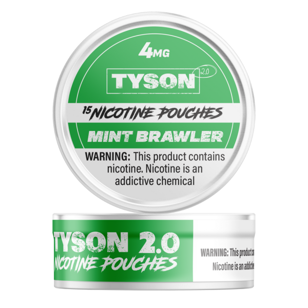 Mint Brawler - Tyson 2.0 Nicotine Pouches Mint Brawler - Tyson 2.0 Nicotine Pouches