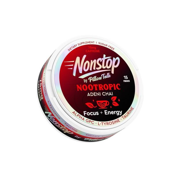 Nonstop Nootropic Caffeine Pouches by Pillow Talk