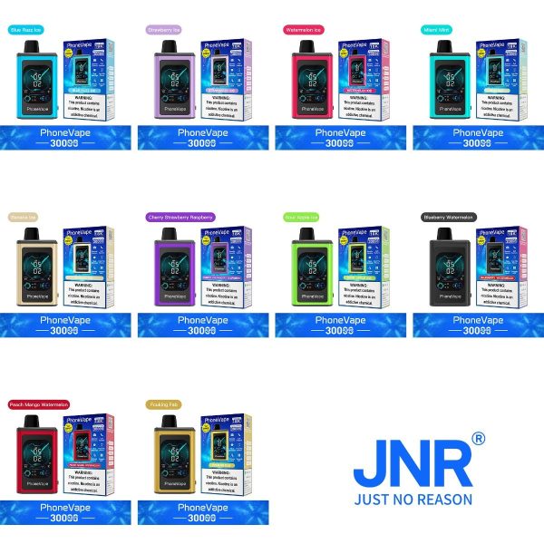 JNR PhoneVape 30K Puffs Disposable Vape 5% JNR PhoneVape 30K Puffs Disposable Vape 5%