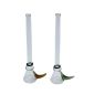 2-Pack 4" Borosilicate Glass Funnel Slide Bowls
