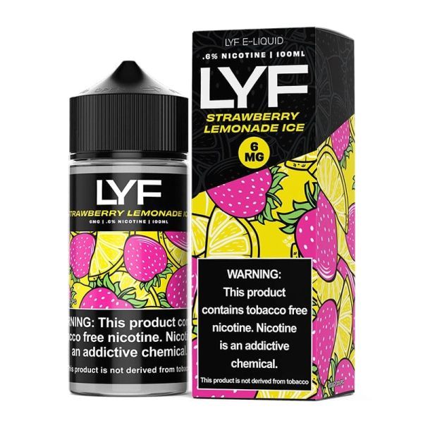 Strawberry Lemonade Ice - LYF E-liquid 100mL Strawberry Lemonade Ice - LYF E-liquid 100mL