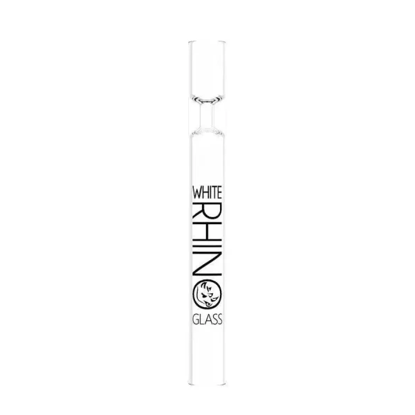 White Rhino Glass Chillum 4 White Rhino Glass Chillum 4